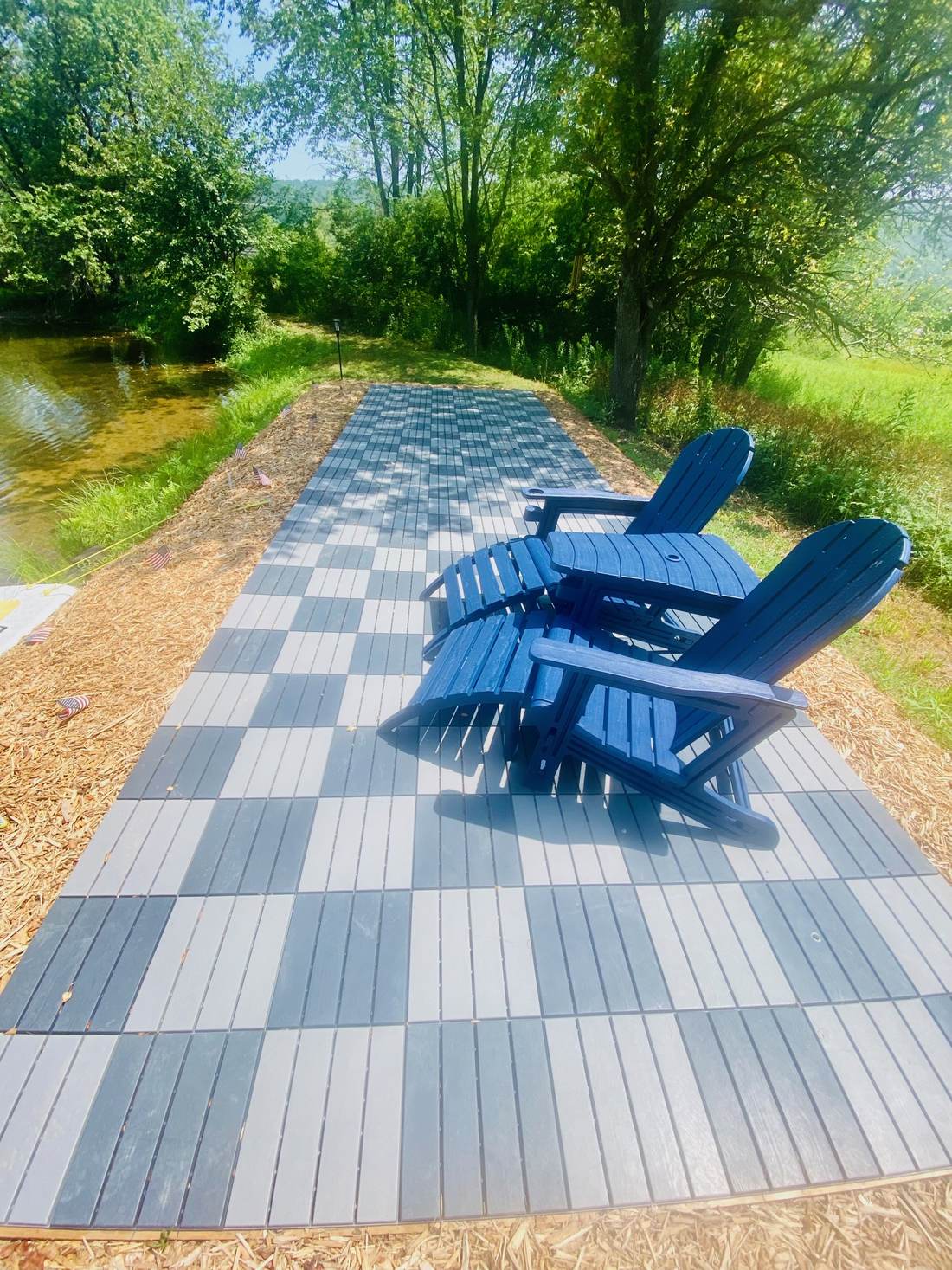 Reflection Ridge — Waterfront deck path
